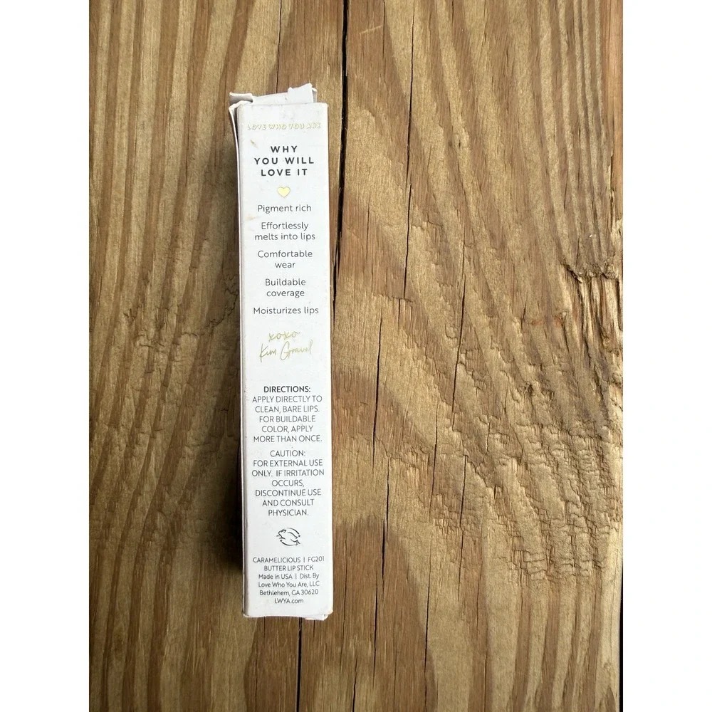 L.W.Y.A - Liptastic Butter Lipstick Caramelicous 0.09 OZ